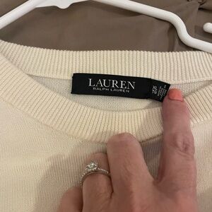 Lauren Ralph Lauren Cream Sweater